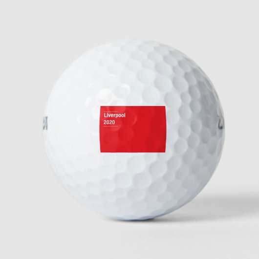 Liverpool 2020 Premier League Golfball (Vorderseite)