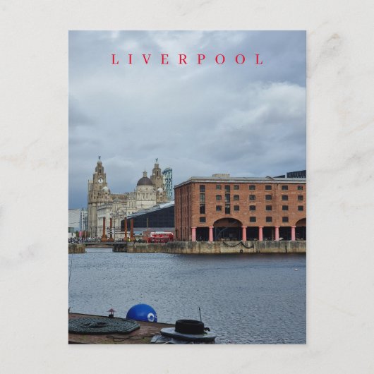 Liverpool Albert Dock Ansichtskarte Postkarte (Vorderseite)