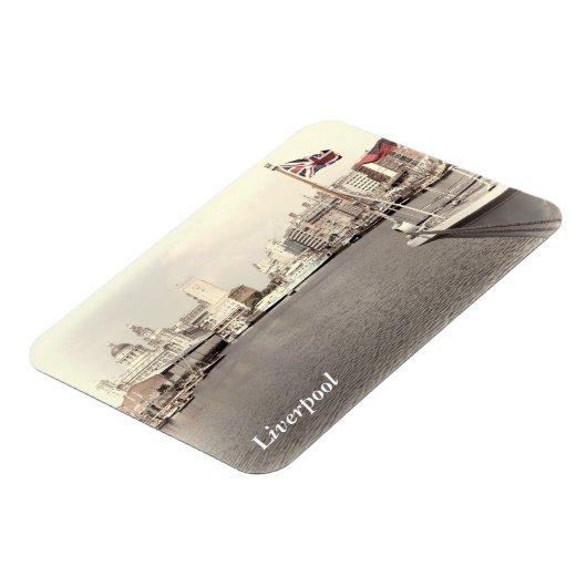 Liverpool an den Docks Magnet (Linke Seite)