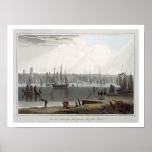 Liverpool, aufgenommen von der gegenüberliegenden  poster