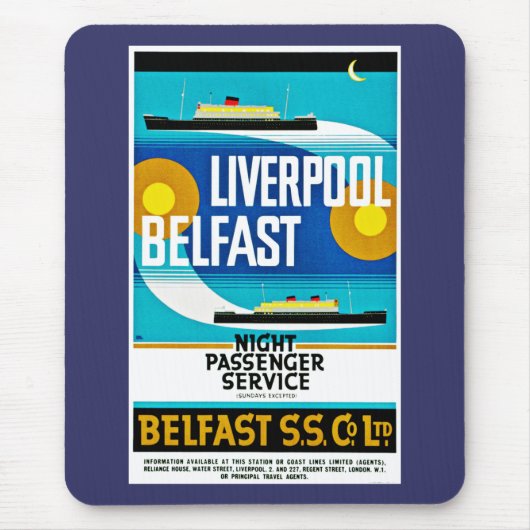 Liverpool - Belfast Ferry Mousepad (Vorne)
