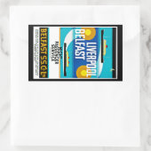 Liverpool - Belfast Ferry Rechteckiger Aufkleber (Tasche)