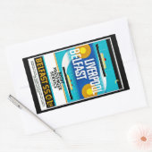 Liverpool - Belfast Ferry Rechteckiger Aufkleber (Umschlag)