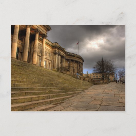 Liverpool Central Library of William Brown Postkarte (Vorderseite)