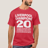 Liverpool Champions. 3 T-Shirt (Vorderseite)