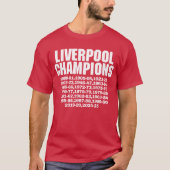 Liverpool Champions. T-Shirt (Vorderseite)