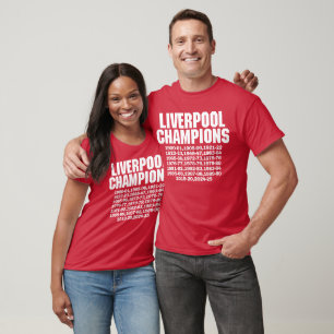 Liverpool Champions. T-Shirt