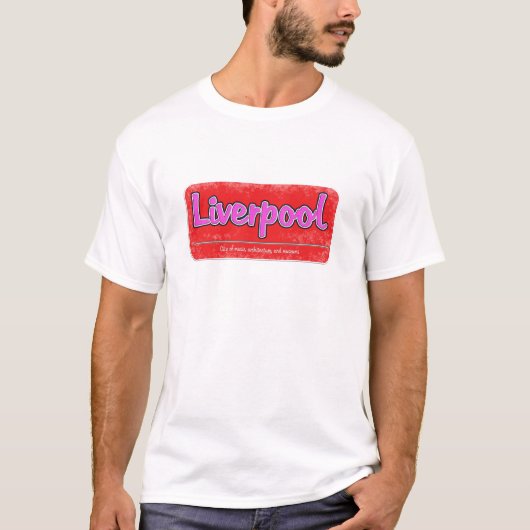 Liverpool City in England T-Shirt (Vorderseite)