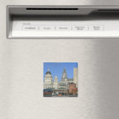 Liverpool city skyline, England, Großbritannien Magnet (In Situ (Geschirrspüler))