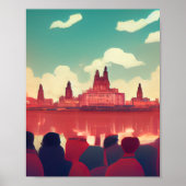 Liverpool Comic Style Poster (Vorne)