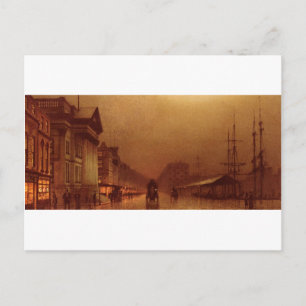 Liverpool Customs House von John Atkinson Grimshaw Postkarte