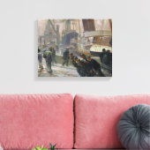 Liverpool Dockers at Dawn, 1903 Leinwanddruck (Insitu (Wohnzimmer))