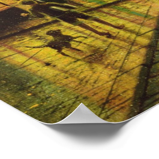 Liverpool Docks Poster (Ecke)