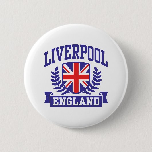 Liverpool England Button (Vorderseite)