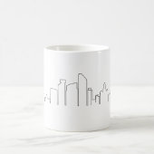 LIVERPOOL England Fußball City Skyline-Silhouette Kaffeetasse (Mittel)