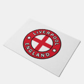 Liverpool England Fußmatte (Schrägansicht)