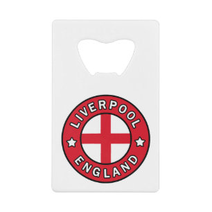 Liverpool England Geldbeutel Flaschenöffner