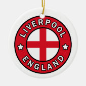 Liverpool England Keramik Ornament (Vorne)