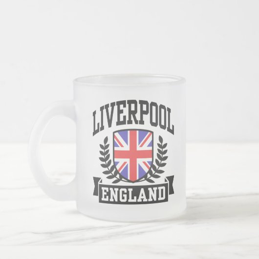 Liverpool England Mattglastasse (Links)