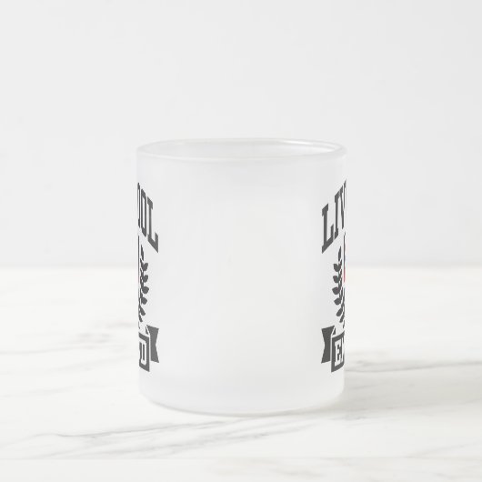 Liverpool England Mattglastasse (Mittel)