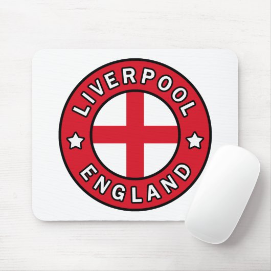 Liverpool England Mousepad (Mit Mouse)