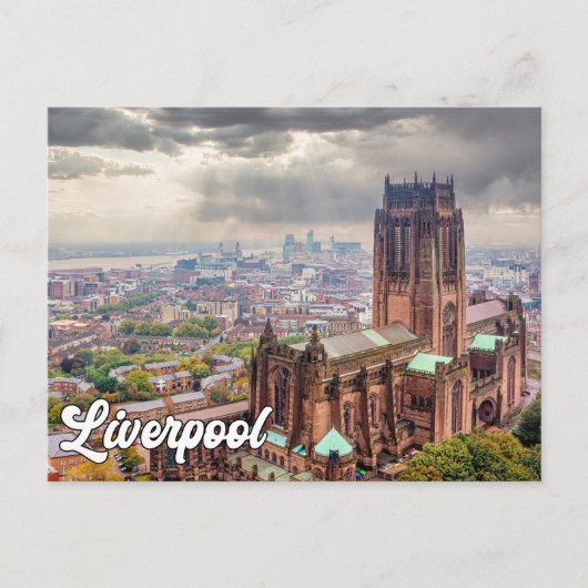 Liverpool, England Postkarte (Vorderseite)