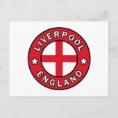 Liverpool England Postkarte (Vorderseite)