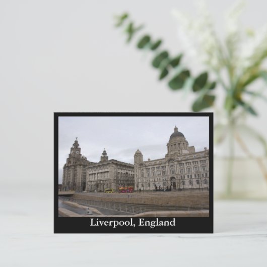 Liverpool, England Postkarte (Stehend Vorderseite)