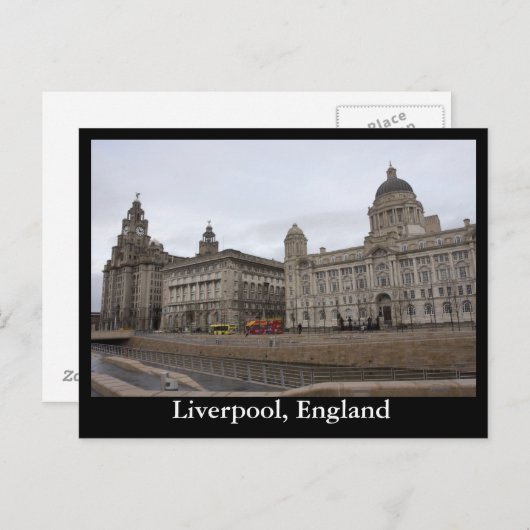Liverpool, England Postkarte (Vorne/Hinten)