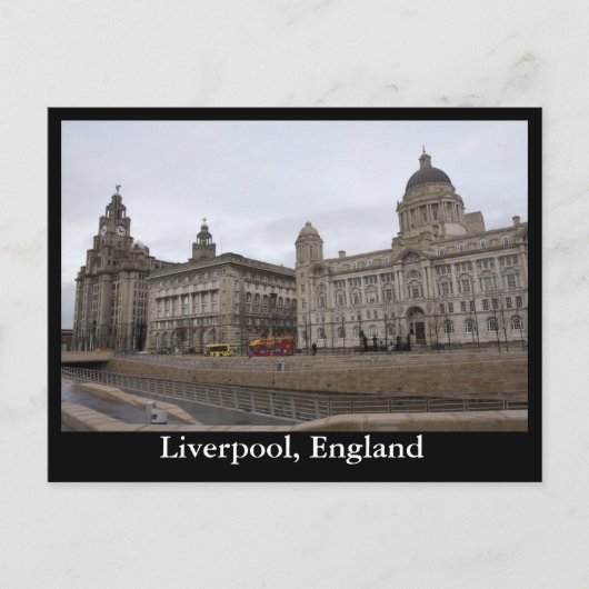 Liverpool, England Postkarte (Vorderseite)