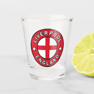 Liverpool England Schnapsglas