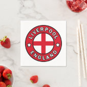 Liverpool England Serviette (Beispiel)