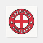 Liverpool England Serviette (Vorderseite)
