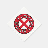 Liverpool England Serviette (Ecke)