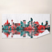 Liverpool England Skyline Badehandtuch (Badehandtuch)