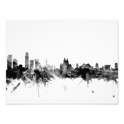 Liverpool England Skyline Fotodruck (Vorne)
