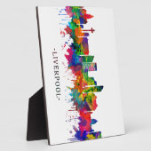 Liverpool England Skyline Fotoplatte (Seite)