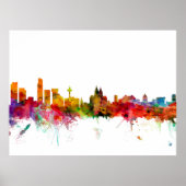 Liverpool England Skyline Poster (Vorne)