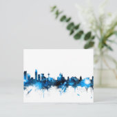 Liverpool England Skyline Postkarte (Stehend Vorderseite)