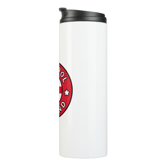 Liverpool England Thermosbecher (Nach rechts gedreht)