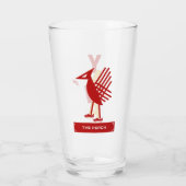 Liverpool FC Inspiriert Bespoke Beer Glass Glas (Rückseite)