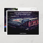 Liverpool FC Legend Series - Steven Gerrard Postkarte (Vorne/Hinten)