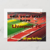 liverpool fc Postkarte (Vorne/Hinten)