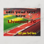 liverpool fc Postkarte (Vorderseite)