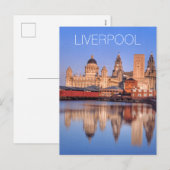 Liverpool Feiertagspostkarte (Vorne/Hinten)