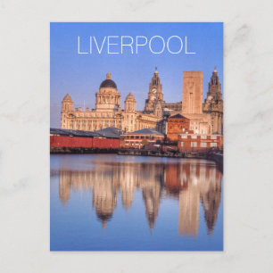Liverpool Feiertagspostkarte