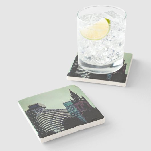 Liverpool Gebäude Steinuntersetzer (Seitenansicht)