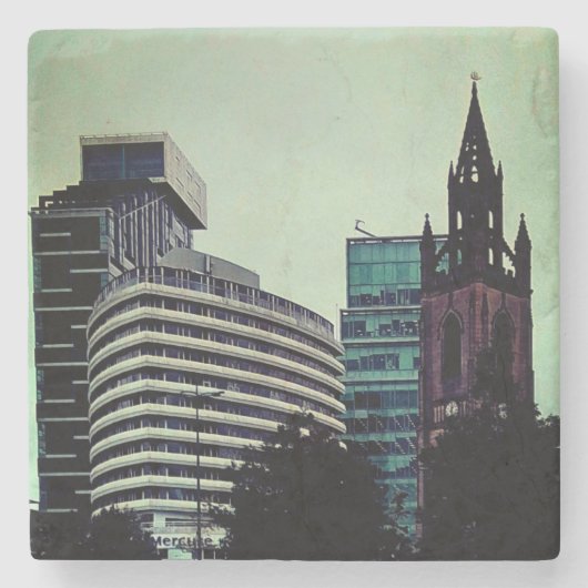 Liverpool Gebäude Steinuntersetzer (Vorderseite)