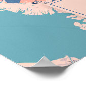 Liverpool - Großbritannien Breezy City Map Poster (Ecke)