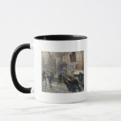 Liverpool-Hafenarbeiter bei Dawn, 1903 Tasse (Links)